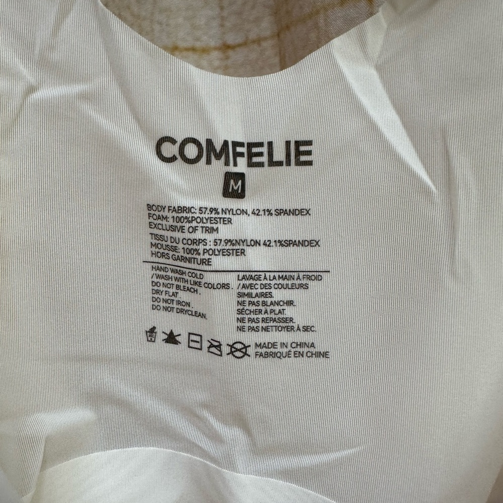 Comfelie Seamless Wireless Cream Bra - Picture 4 of 10